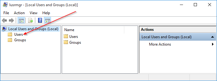 Creați contul de utilizator oaspete în Windows 10 step2