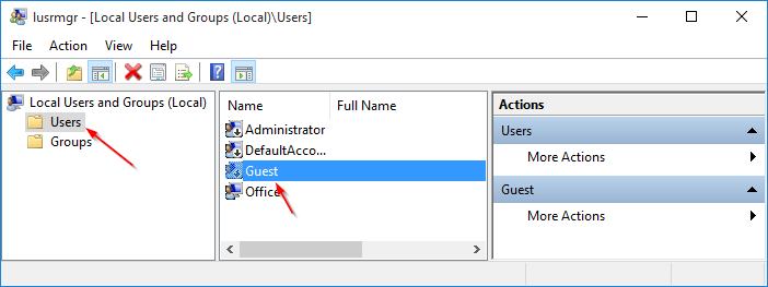 Crear cuenta de usuario invitado en Windows 10 paso3